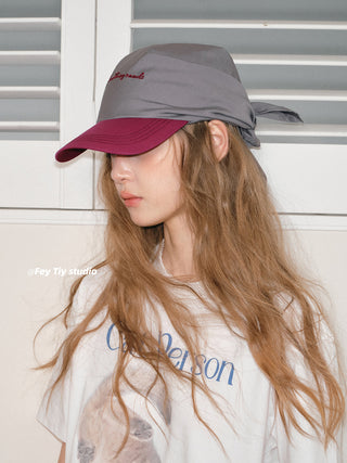 color block cap