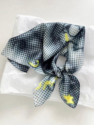 yellow xingx scarf