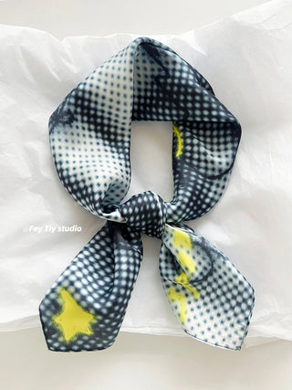 yellow xingx scarf