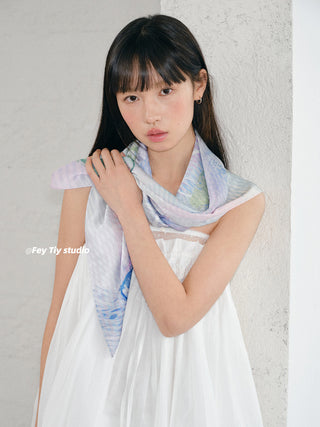 gouache scarf