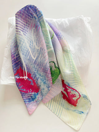 gouache scarf