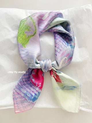gouache scarf