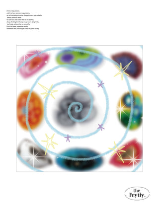 candy universe scarf