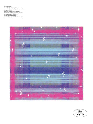 candy universe scarf
