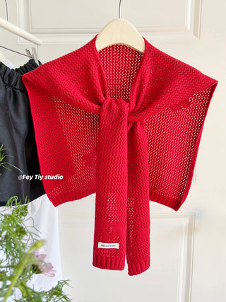 flower knit shawl