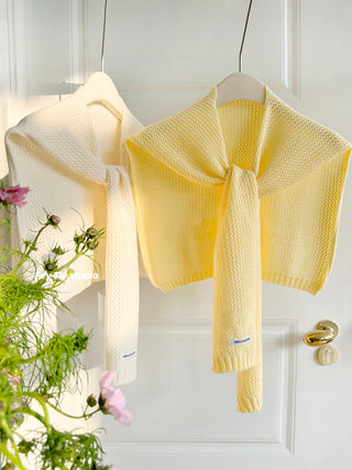 flower knit shawl