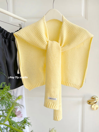 flower knit shawl