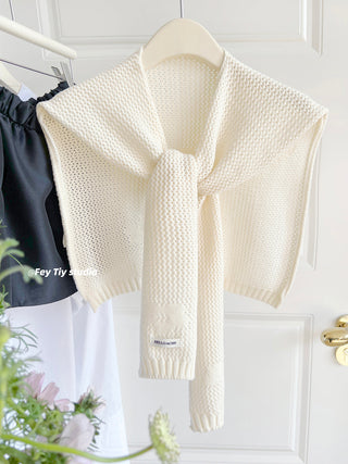 flower knit shawl