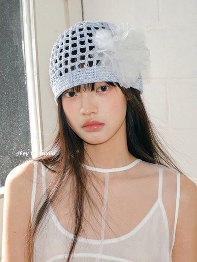 flower hollow cap