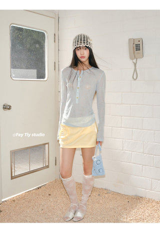 frangipani fishnet cap