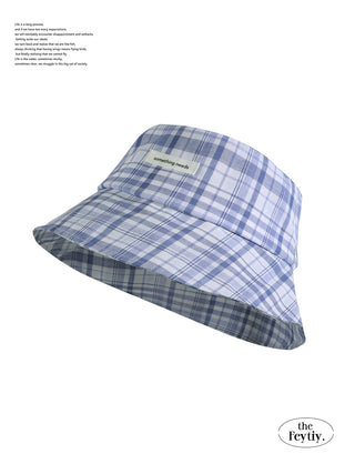 pink plaid hat