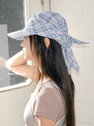 linen turban hat