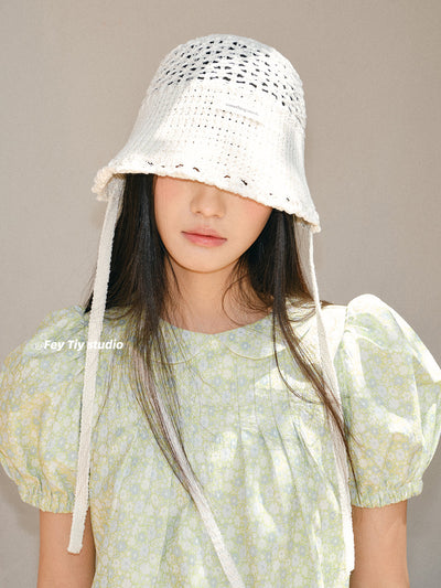 hollow bucket hat