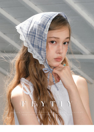 linen plaid scarf 01