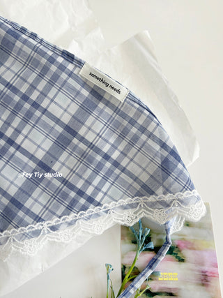 linen plaid scarf 01