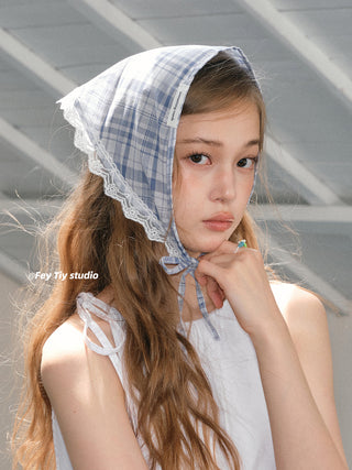 linen plaid scarf 01