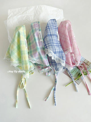 linen plaid scarf 01