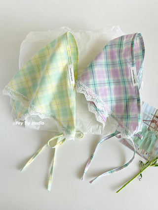linen plaid scarf 01