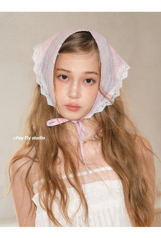 linen poetry scarf