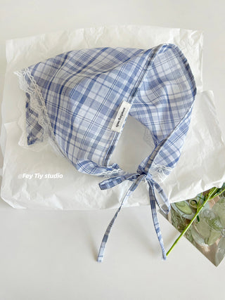 linen poetry scarf