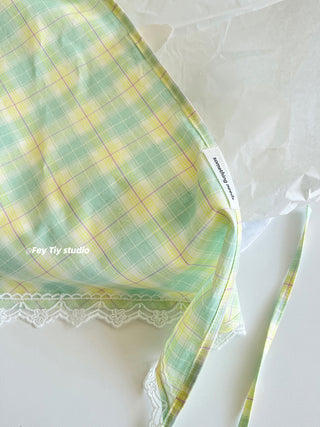 linen poetry scarf
