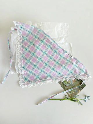 linen poetry scarf