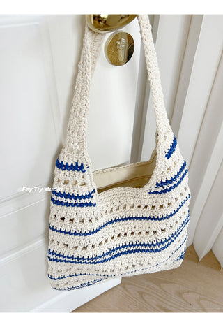 woven shoulder bag