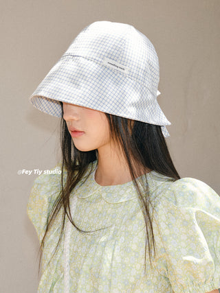 breathable plaid hat