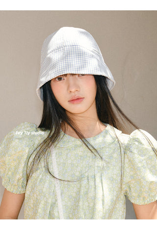 breathable plaid hat