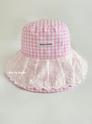 plaid bucket hat
