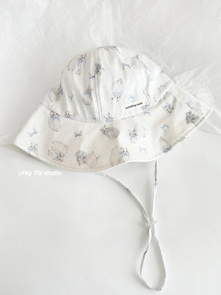blue kitten hat