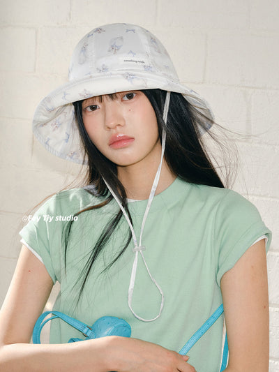 blue kitten hat