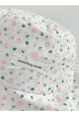 floral foldable hat