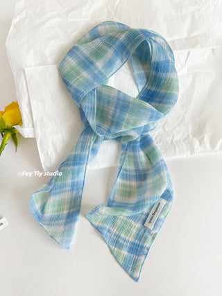 rose neck scarf