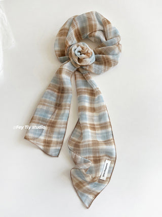 rose neck scarf