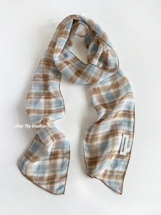 blue rose scarf