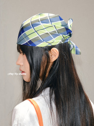 blue plaid headscarf 01