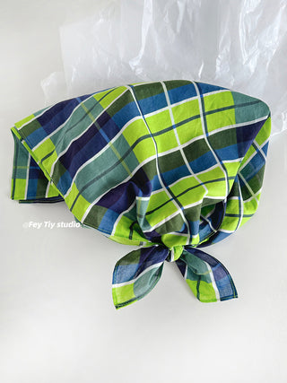 blue plaid headscarf 01