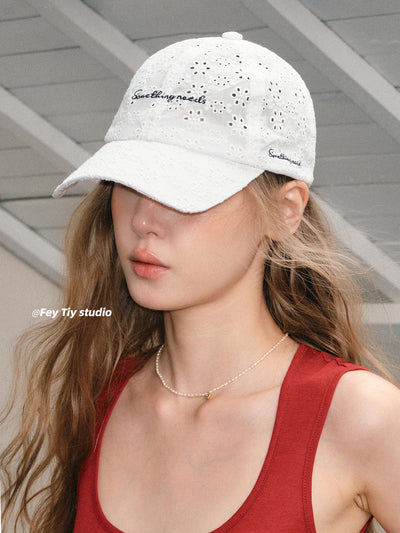 flower baseball cap