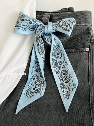 cashew silk scarf