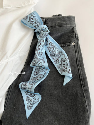 cashew silk scarf