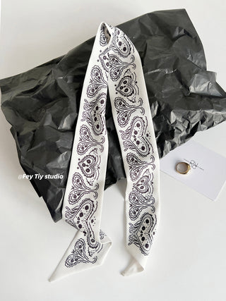 cashew silk scarf