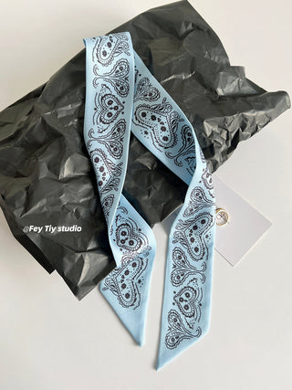 cashew silk scarf