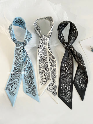 cashew silk scarf