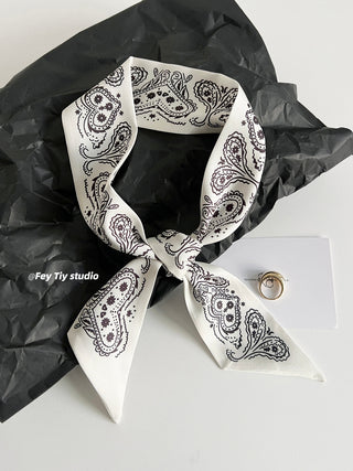 cashew silk scarf