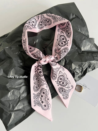 cashew silk scarf