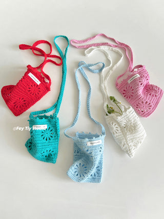 knit crossbody bag