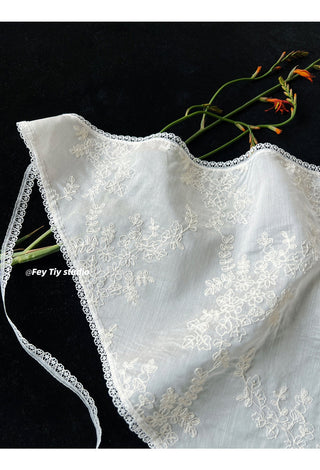 lace floral shawl