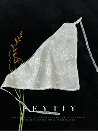 lace floral shawl