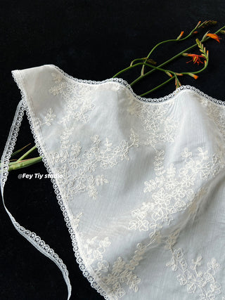 lace floral shawl